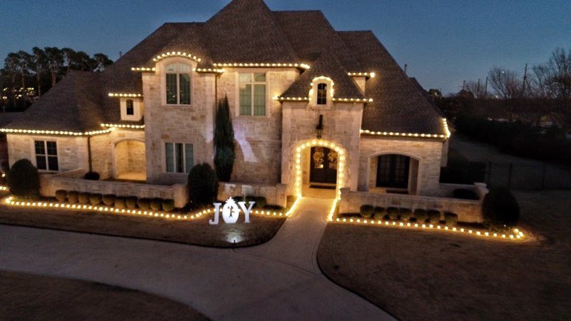 Christmas lights The Colony