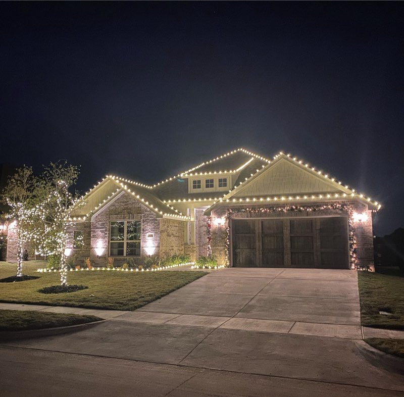 Christmas lights The Colony