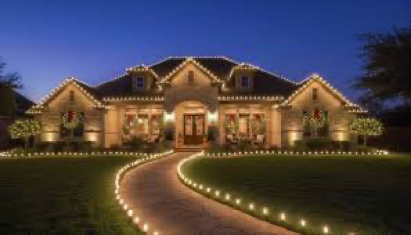Christmas lights The Colony