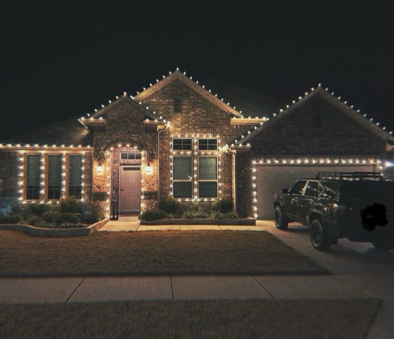 Christmas lights The Colony