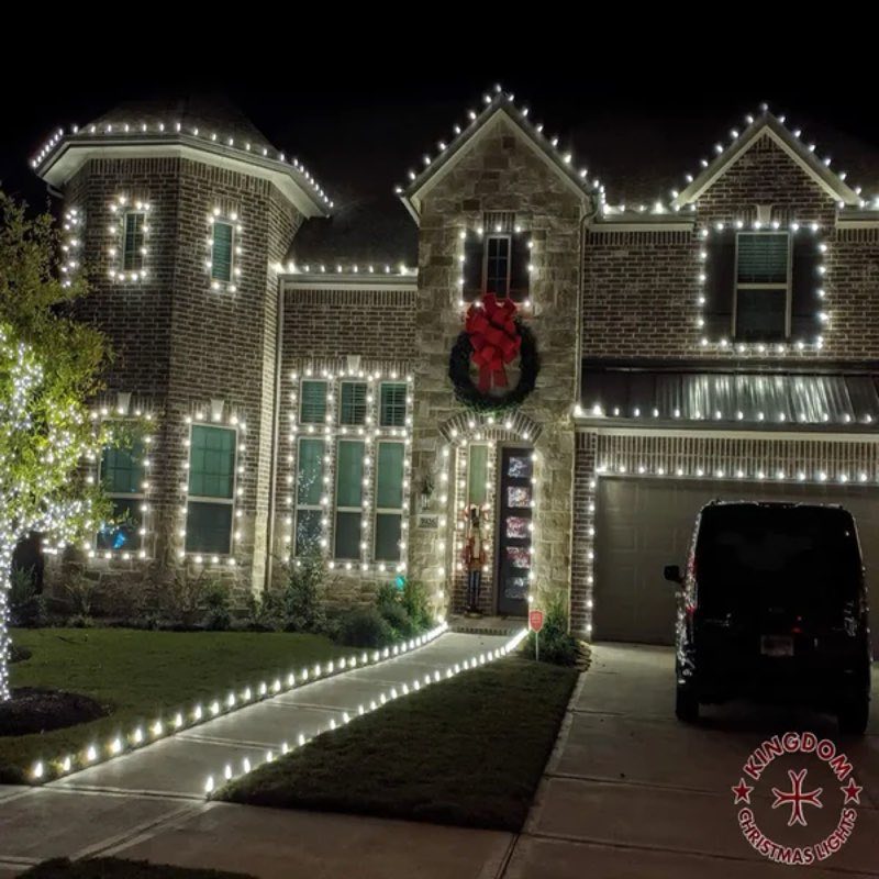 Christmas lights The Colony